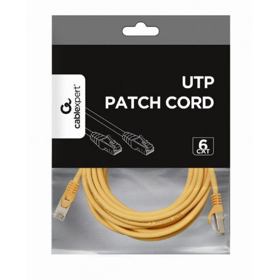 PATCH CABLE CAT6 UTP 3M/YELLOW PP6U-3M/Y GEMBIRD