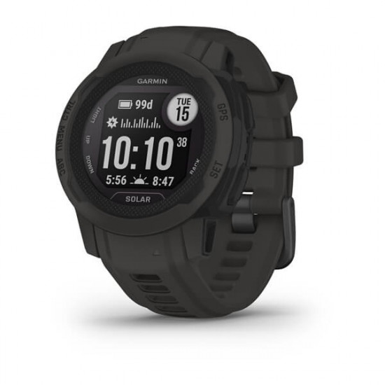 Garmin Instinct 2S Solar 2.01 cm (0.79) MIP 40 mm Digital 156 x 156 pixels Graphite GPS (satellite)