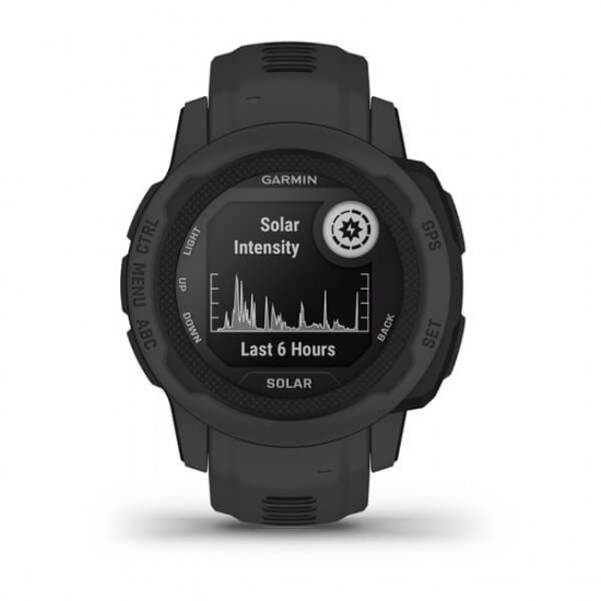 Garmin Instinct 2S Solar 2.01 cm (0.79) MIP 40 mm Digital 156 x 156 pixels Graphite GPS (satellite)