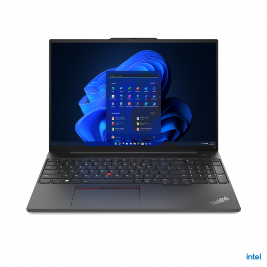 Lenovo ThinkPad E16 | Graphite Black | 16  | IPS | WUXGA | 1920 x 1200 pixels | Anti-glare | Intel Core i5 | i5-1335U | 16 GB | DDR4 | Solid-state drive capacity 512 GB | Intel Iris Xe Graphics | Windows 11 Pro | 802.11ax | Bluetooth version 5.1 | Keyboard language English | Keyboard backlit | Warranty 12 month(s) | Battery warranty 12 month(s)