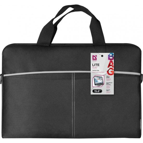 Defender Lite notebook case 39.6 cm (15.6) Black, Grey