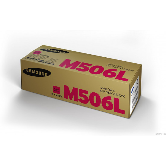 Samsung CLT-M506L High Yield Magenta Original Toner Cartridge