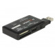 DeLOCK SuperSpeed USB 5 Gbps Card Reader for CF / SD / Micro SD / MS / M2 / xD memory cards