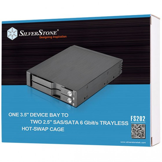 Silverstone SST-FS202B drive bay panel Black