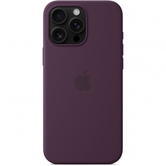 APPLE iPhone16 Pro Max Silicone Case with MagSafe - Plum