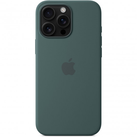 APPLE iPhone16 Pro Max Silicone Case with MagSafe - Lake Green