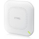 ZYXEL NWA90AXPRO, AX3000, 2X2:3X3 MU-MIMO, CAPTIVE PORTAL, WPA2 AND WPA3 ENTERPRISE, 2.5GB LAN PORT, POE+ (802.3AT), STANDALONE/NEBULA CLOUD MANAGED INCLUDING POWER ADAPTER