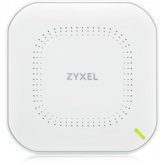 ZYXEL NWA90AXPRO, AX3000, 2X2:3X3 MU-MIMO, CAPTIVE PORTAL, WPA2 AND WPA3 ENTERPRISE, 2.5GB LAN PORT, POE+ (802.3AT), STANDALONE/NEBULA CLOUD MANAGED INCLUDING POWER ADAPTER