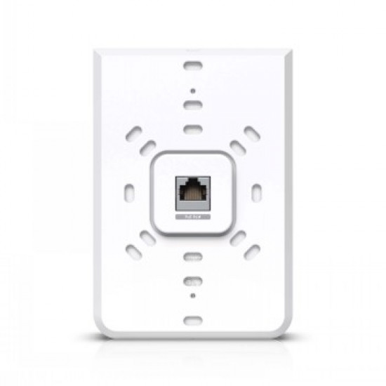 UBIQUITI WALL-MOUNTED WIFI 6 AP WITH 6 SPATIAL STREAMS AND A BUILT-IN 4-PORT SWITCH IDEAL FOR SINGLE-ROOM COVERAGE IN HOSPITALITY ENVIRONMENTS