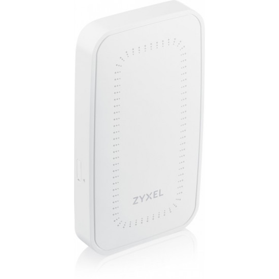 ZYXEL WAX300H AX3000, 2X2:2 MU-MIMO, WALL PLATE MOUNTING, 3 X LAN PORT INCLUDING 1 WITH POE 5W PASS THROUGH, POE+ (802.3AT), STANDALONE/CONTROLLER/NEBULA CLOUD MANAGED