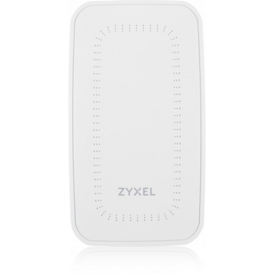 ZYXEL WAX300H AX3000, 2X2:2 MU-MIMO, WALL PLATE MOUNTING, 3 X LAN PORT INCLUDING 1 WITH POE 5W PASS THROUGH, POE+ (802.3AT), STANDALONE/CONTROLLER/NEBULA CLOUD MANAGED