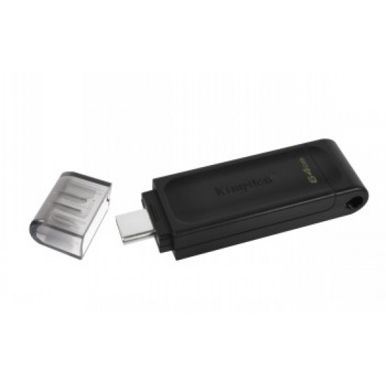 KINGSTON 64GB DATATRAVELER 70 - USB-C FLASH DRIVE