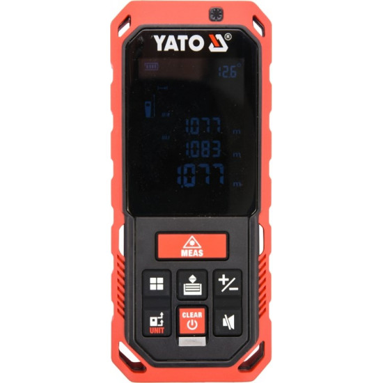 Yato YT-73126 distance meter Laser distance meter Black, Red 40 m