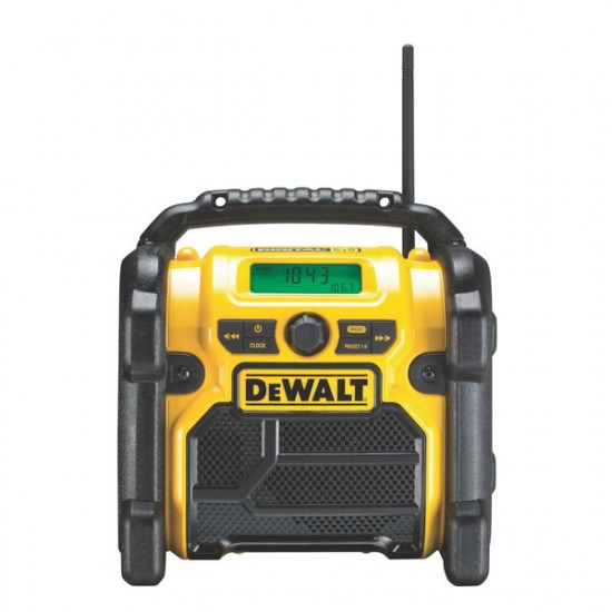 DeWALT DCR020-QW radio Portable Digital Black, Yellow