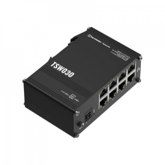 Teltonika TSW030 | Switch | 8x RJ45 100Mbps, IP30