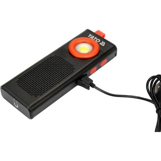 Yato YT-08557 work light Black, Red LED 5.9 W