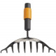 Fiskars QuikFit Garden rake Black Steel