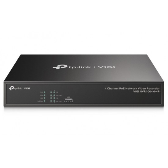 TP-Link VIGI 4 Channel PoE+ Network Video Recorder