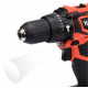 Yato YT-82782 drill 1650 RPM Keyless 1.2 kg Black, Red