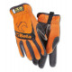 Beta protective gloves orange-black. Mechanix size XL