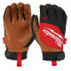 Milwaukee leather gloves size M/8 hybrid model