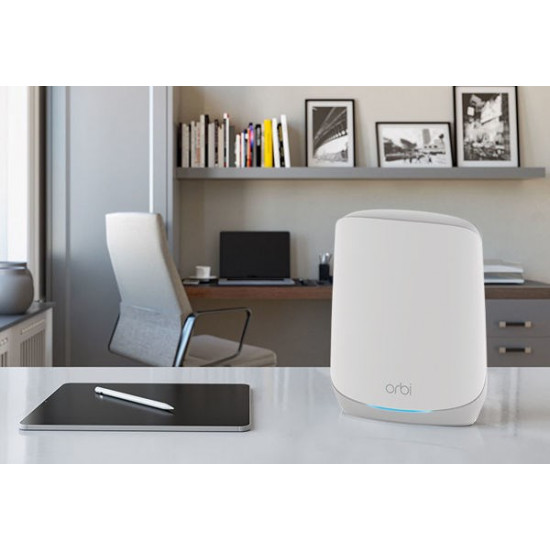 NETGEAR Orbi RBK763S Tri-band (2.4 GHz / 5 GHz / 5 GHz) Wi-Fi 6 (802.11ax) White 7 Internal