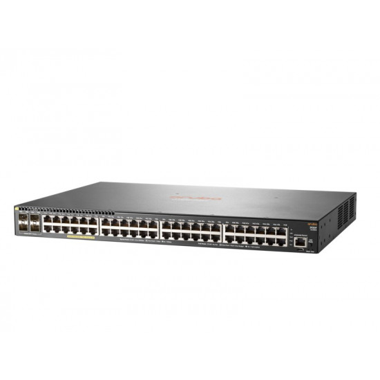 HPE Aruba Networking 2930F 48G PoE+ 4SFP+ Managed L3 Gigabit Ethernet (10/100/1000) Power over Ethernet (PoE) 1U