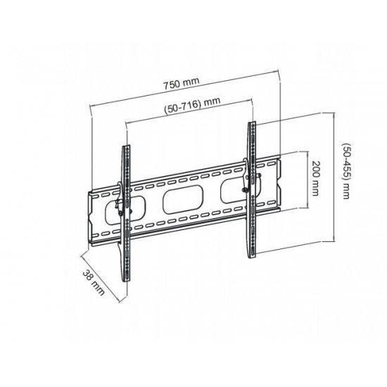 MULTIOFFICE LCD BRACKET 30-50 AR-18