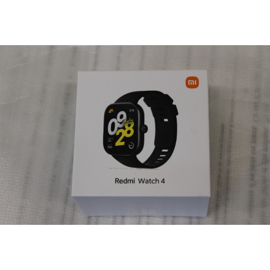 Redmi Watch 4 | Smart watch | GPS (satellite) | AMOLED | 1.97 | Waterproof | UNPACKED | Obsidian Black