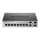 D-Link Metro Ethernet Switch DGS-1100-10/ME Managed L2, Desktop, 1 Gbps (RJ-45) ports quantity 8, Combo ports quantity 2, Power supply type Single