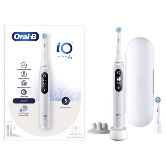 Oral-B iO 6 Adult Vibrating toothbrush White