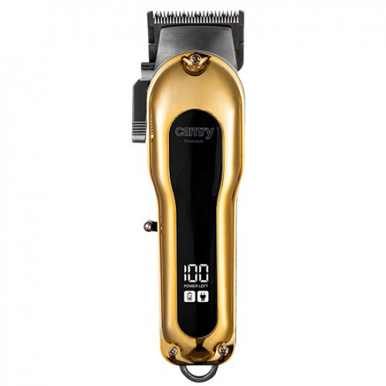 Camry Hair clipper with LCD display | CR 2844 | Cordless | Number of length steps 4 | Gold