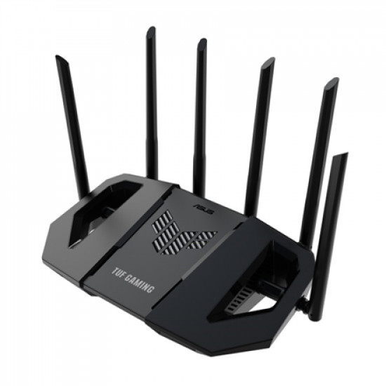 ASUS TUF Gaming BE6500 (TUF-BE6500) wireless router 2.5 Gigabit Ethernet Dual-band (2.4 GHz / 5 GHz) Black