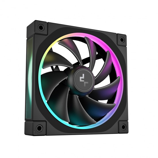 DeepCool FL12-3 in 1 Computer case Fan 12 cm Black 3 pc(s)