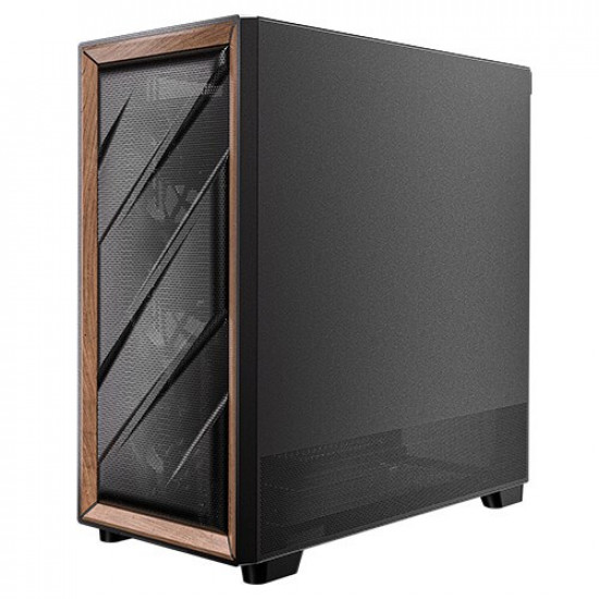 Antec 0-761345-10133-2 computer case Midi Tower Black, Wood