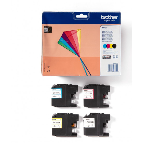 Brother Genuine LC223VALBP Ink Cartridge Multipack