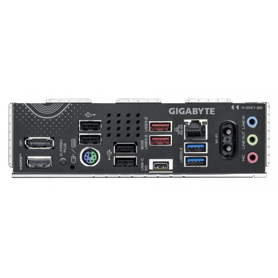 GIGABYTE B850 GAMING WIFI6 Motherboard - AMD Ryzen 9000 Series CPUs, 6+2+2 Phasen Digital VRM, up to 8200MHz DDR5 (OC), 1xPCIe 5.0 + 2xPCIe 4.0 M.2, GbE LAN, WIFI 6, USB 3.2 Gen 2