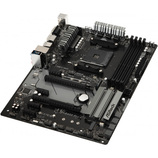 Asrock B450 Pro4 AMD B450 Socket AM4 ATX