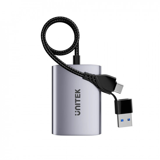 USB-A/USB-C | 2x HDMI adapter - Unitek V1427A01