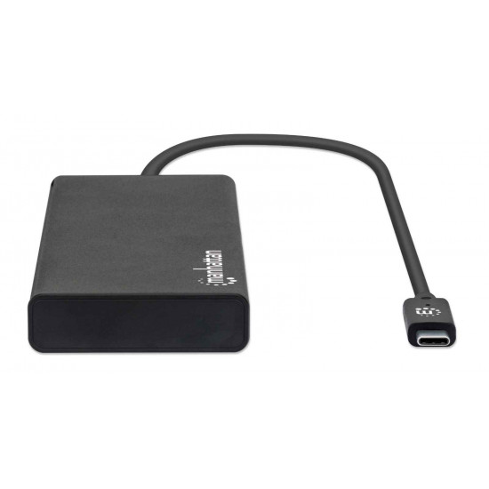 Adapter Multiport USB-C na RJ45 Giga/2xHDMI/2xUSB/1xUSB-C PD