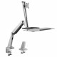 Maclean MC-728 monitor mount / stand 81.3 cm (32) Desk Silver