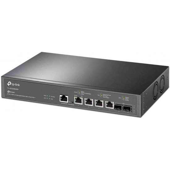 TP-Link Omada 6-Port 10GE L2+ Managed Switch with 4-Port PoE++