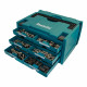 Makita MAKSTOR 3.6 Small parts box Black, Blue