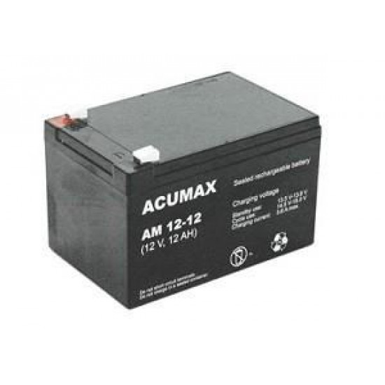 12V 12AH VRLA AM12-12 ACUMAX EMU BATTERY