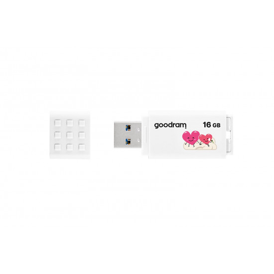 Goodram UME3 Valentine USB flash drive 16 GB USB Type-A 3.2 Gen 1 (UME3-0160W0R11-V) White