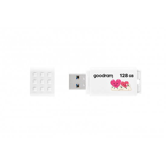 Goodram UME3 Valentine USB flash drive 128 GB USB Type-A 3.2 Gen 1 (UME3-1280W0R11-V) White