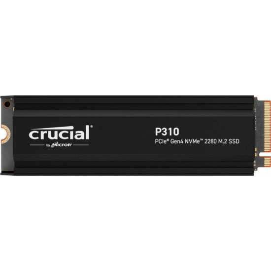 SSD|CRUCIAL|P310|1TB|M.2|PCIe Gen4|NVMe|3D NAND|Write speed 6000 MBytes/sec|Read speed 7100 MBytes/sec|TBW 220 TB|CT1000P310SSD5