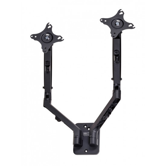 Gembird MA-WA2-01 monitor mount / stand 68.6 cm (27) Black Wall