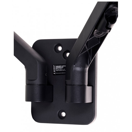 Gembird MA-WA2-01 monitor mount / stand 68.6 cm (27) Black Wall