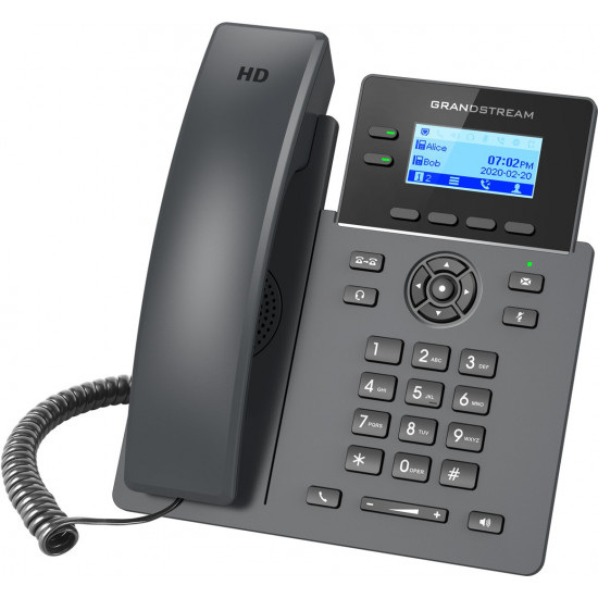 Grandstream Networks GRP2602 IP phone Black 2 lines LCD